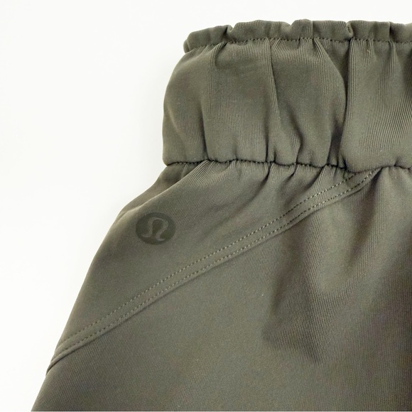 Lululemon Stretch High-Rise Jogger Pants Full Length Dark Olive Green - Picture 9 of 12